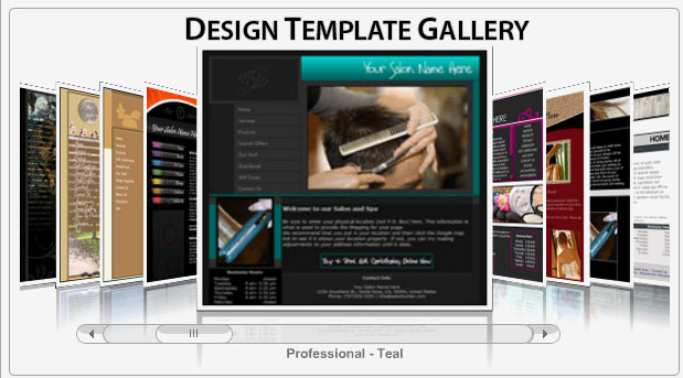 Website Design Templates for Hairstylists